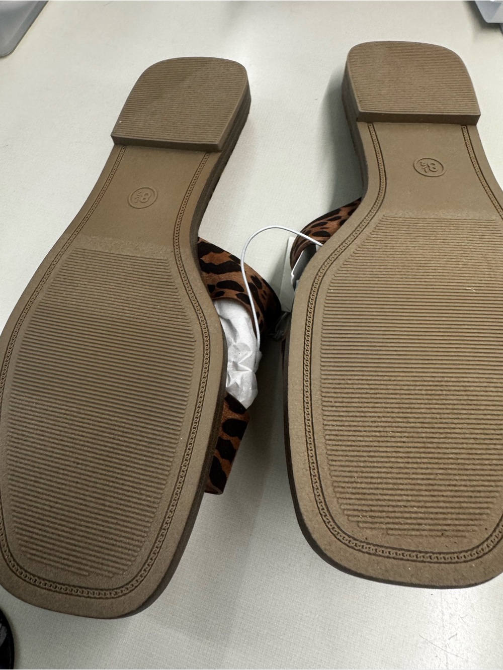 a new day Leopard-Print Slide Sandals - Brown/Black - Picture 3 of 3